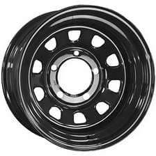 Колесный диск ZEPP Штамп 10х16/5х139.7 D110 ET-44 Semicircle Gloss Black